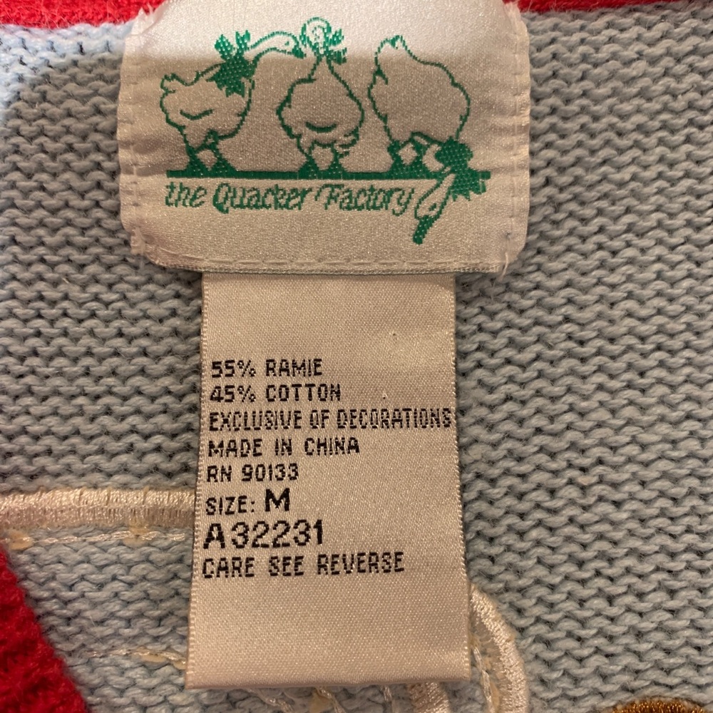 Quacker Factory Medium Christmas Ugly Sweater‎ - Picture 4 of 4